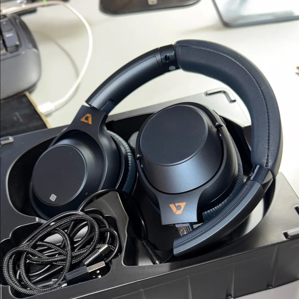 (001)Lavles E500Pro Wireless Noise Cancelling Headphones